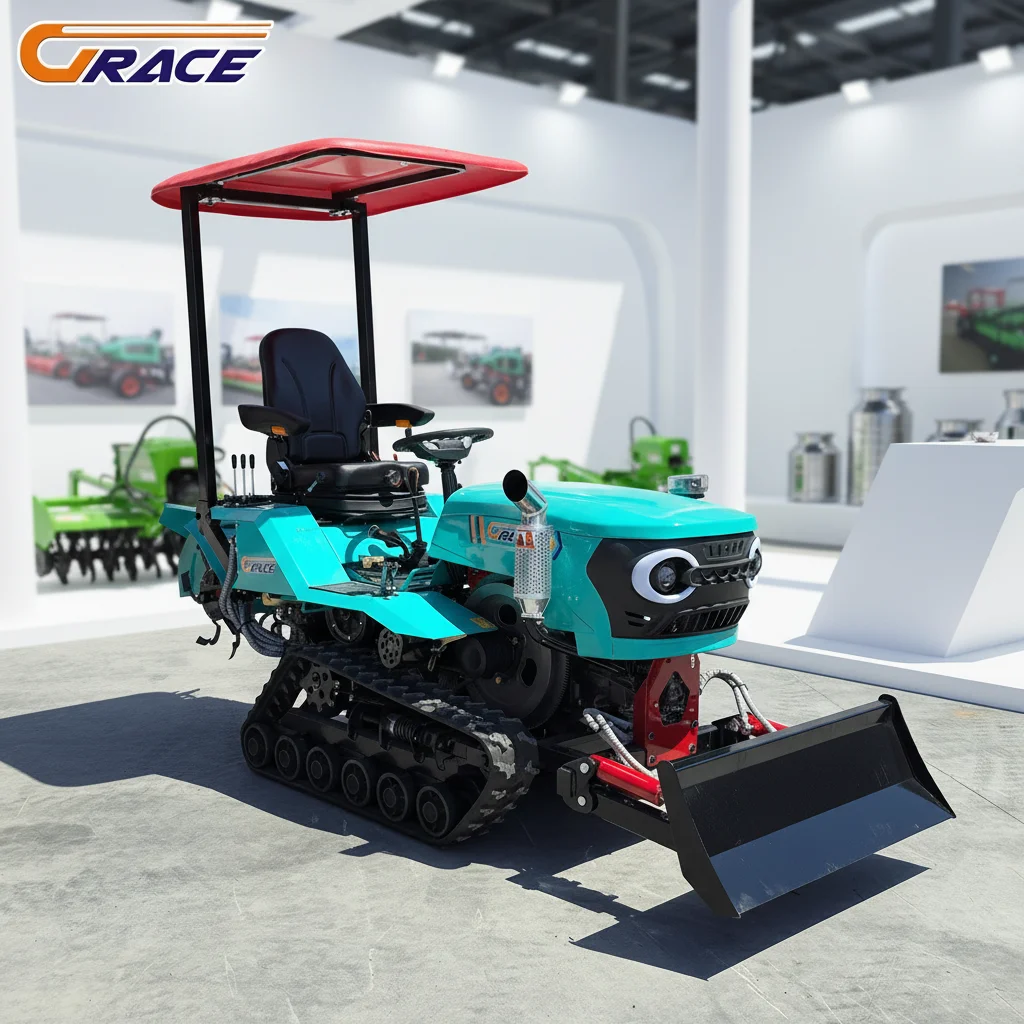 

Компактный гусеничный трактор с возможностью индивидуальной настройки: высокоэффективное сельскохозяйственное оборудование для небольших фермерских хозяйств