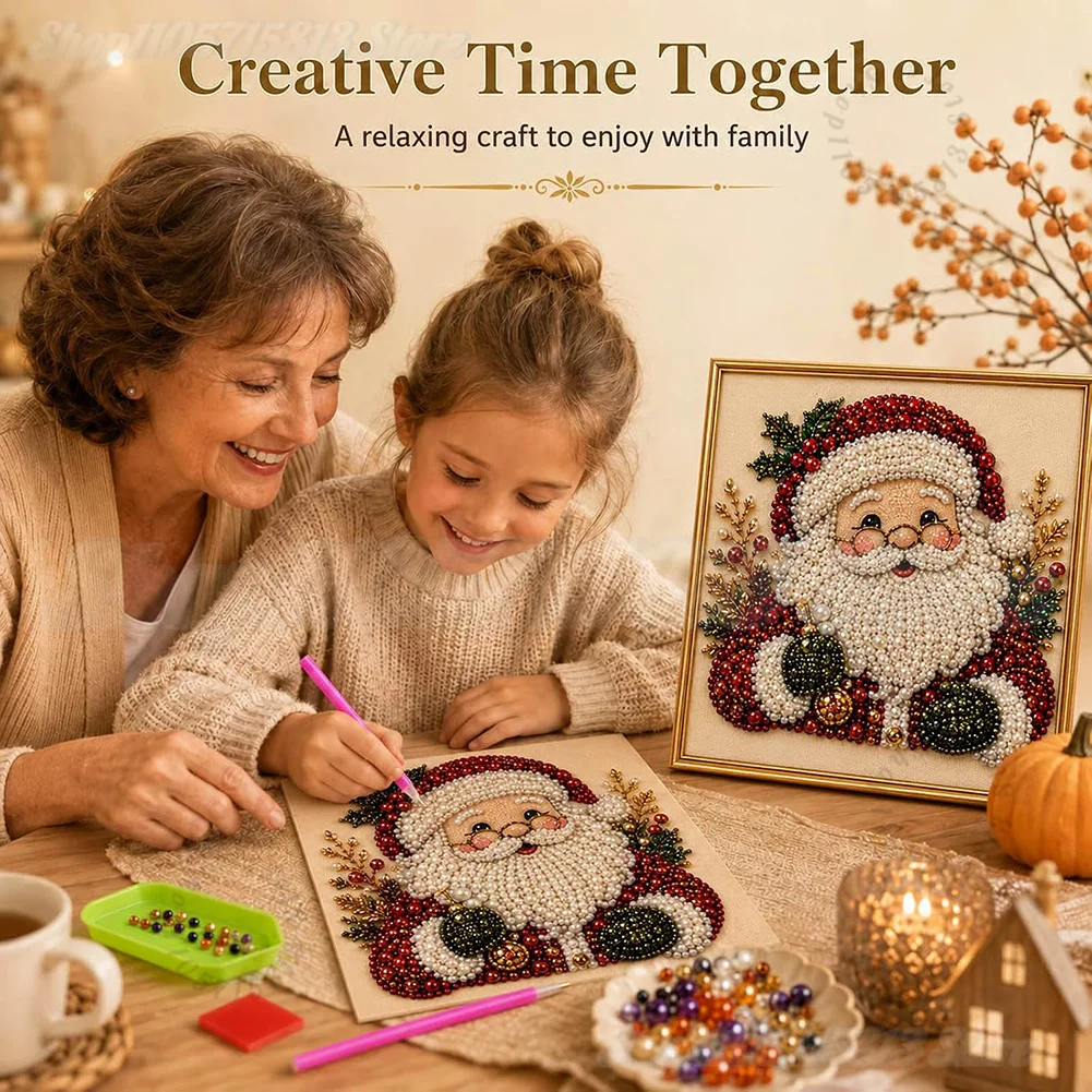 Art Craft For Christmas - Zestaw do malowania diamentami z motywem