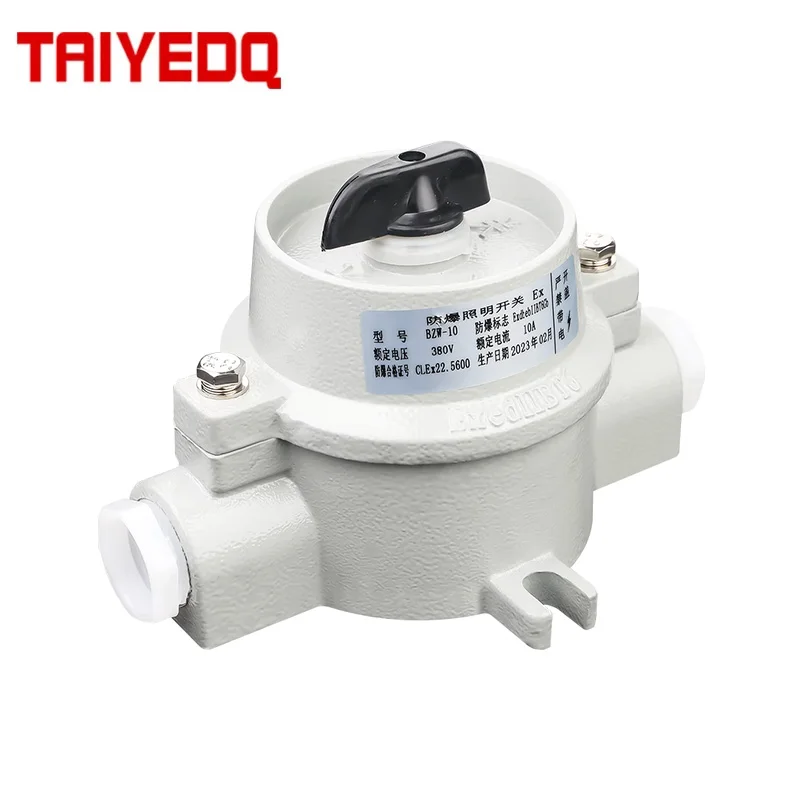 

SW-10 Взрывозащищенный выключатель освещения 380 220 В Ручка преобразования Кнопка управления Настенный выключатель Взрывозащищенный