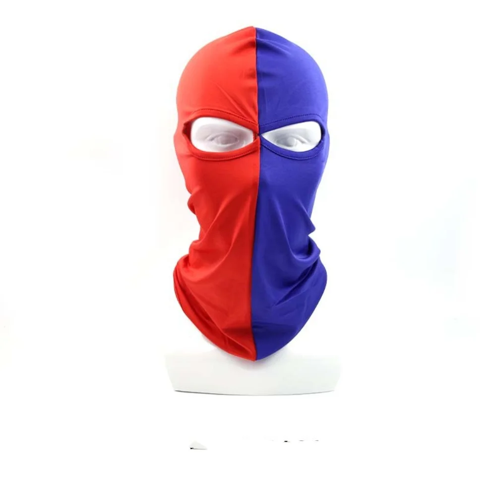 Practical 3 Hole Full Face Mask Sunscreen Two Tone Style Riding Scarf Dust Head Cover