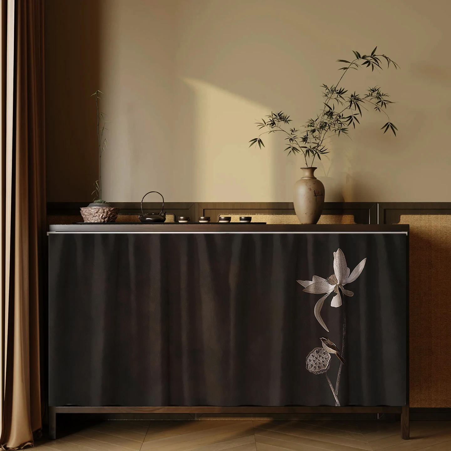 

Новая китайская пылезащитная шторка для дверцы шкафа, не требующая сверления, для скрытия вещей в шкафу