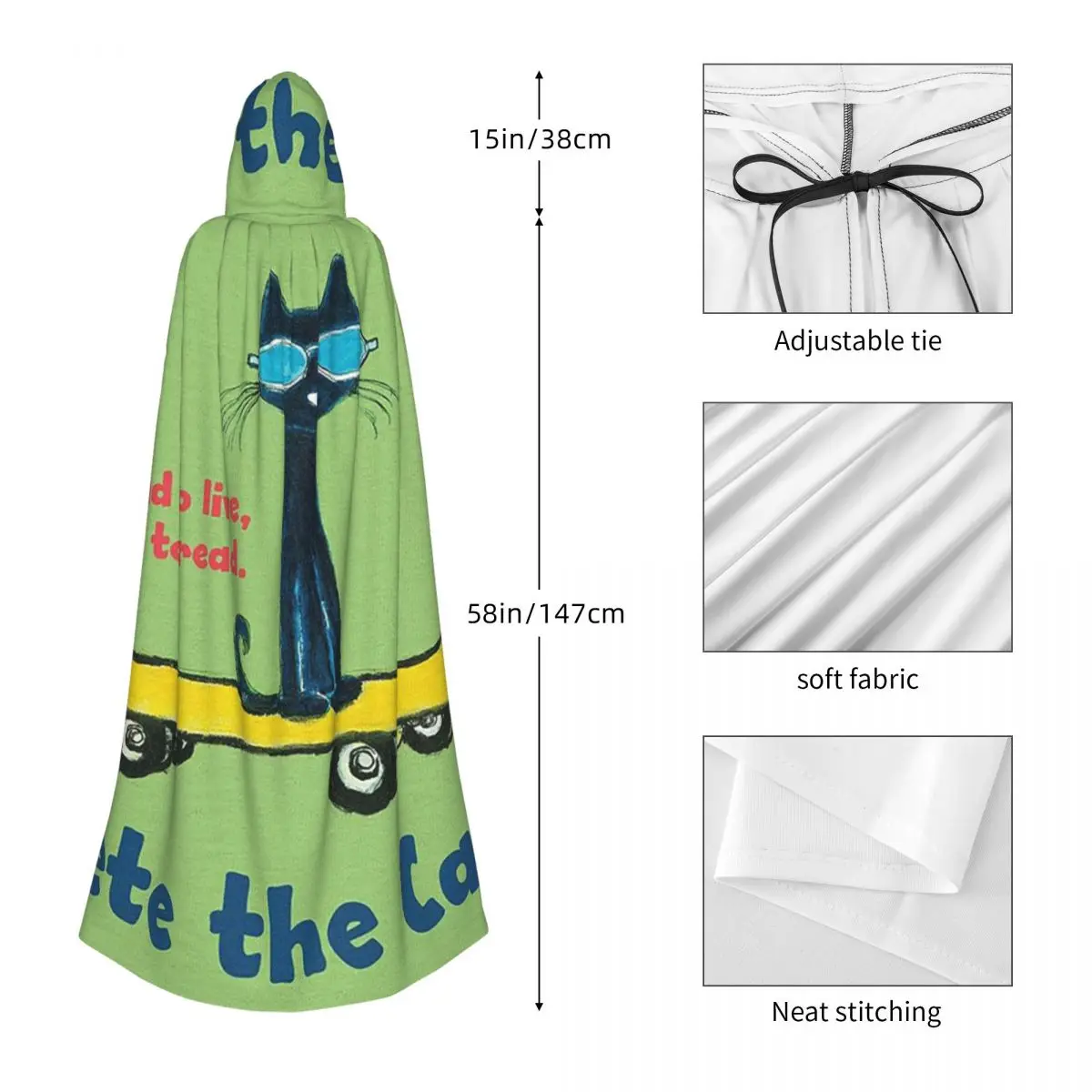 고양이 피트 긴 후드 망토 마녀 중세 의상 코스프레 케이프 할로윈 뱀파이어 성인 유니섹스