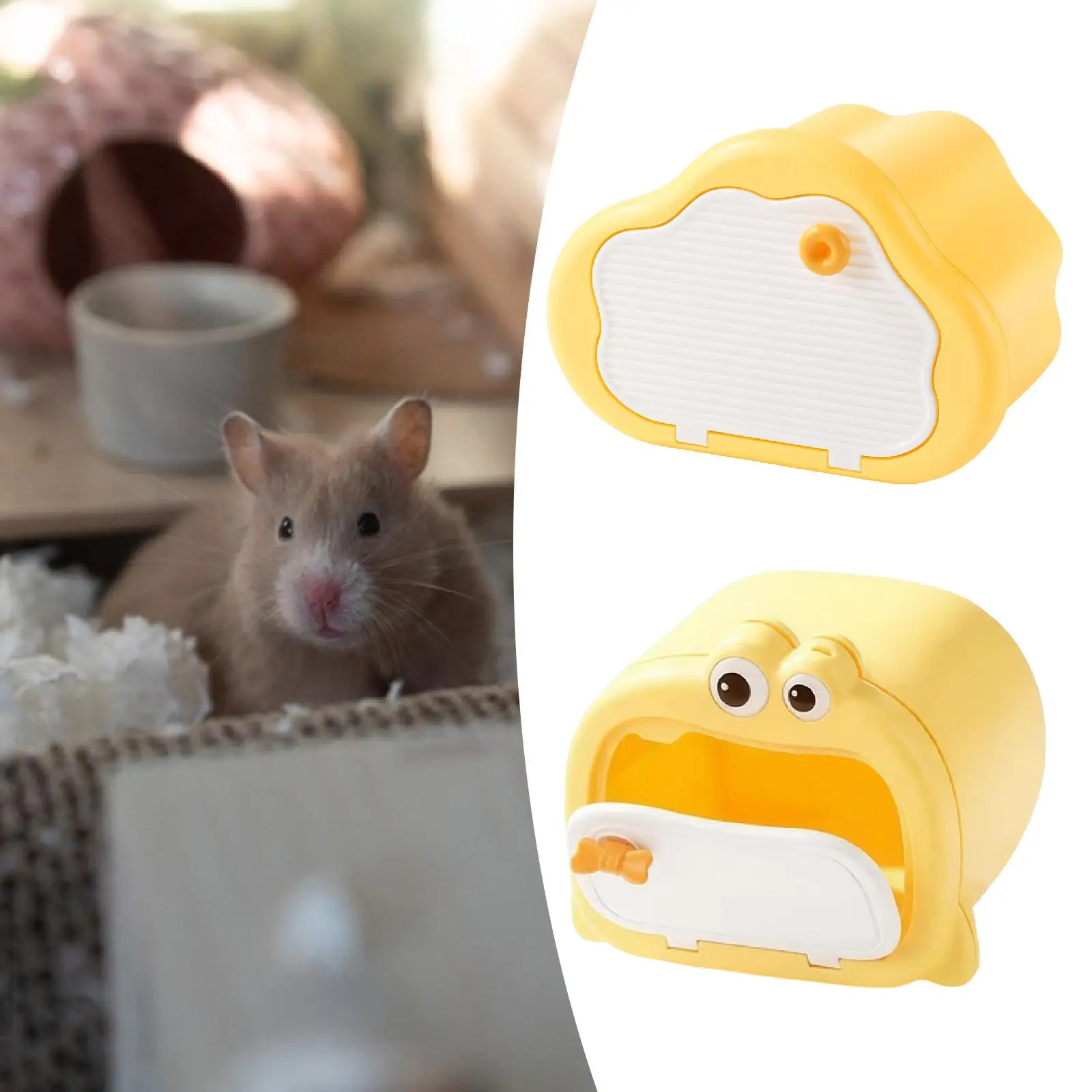 

Убежище для хомяков, спальное место, игрушка-домик, аксессуар для клетки, мультяшный дизайн, для крыс, шиншилл, карликовых хомяков, мышей