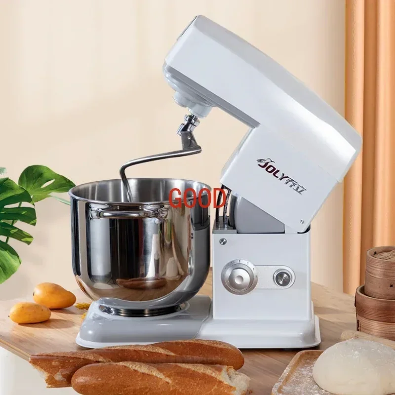 JOLY 6.9L Dough Mixer 220V 50Hz Table Stand Food Mixer Commercial Cake Mixer Machine 500W Automatic Multifunctional Doughmaker