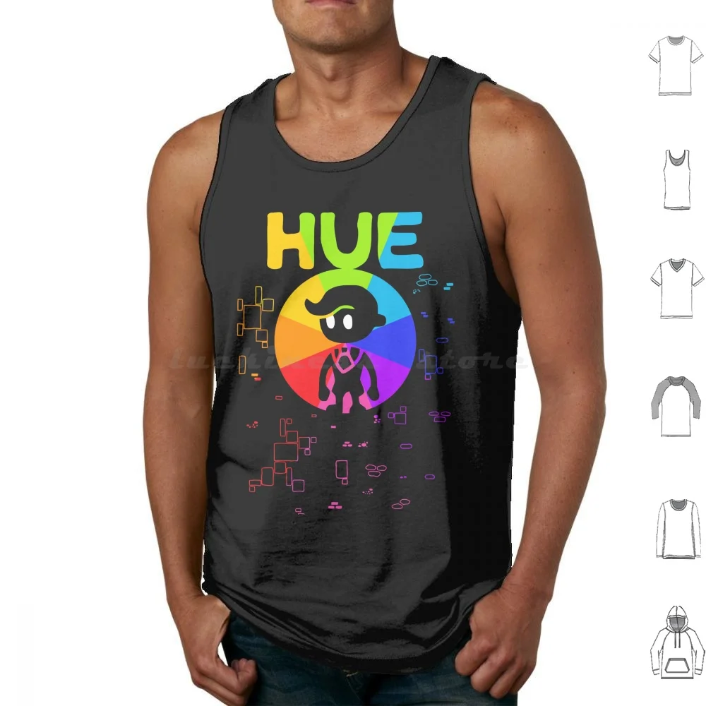 Hue-Color Ring Tank Tops Vest Sleeveless Hue Indie Game Indie Game Indy Video Game Platformer Nerd Colours Colors
