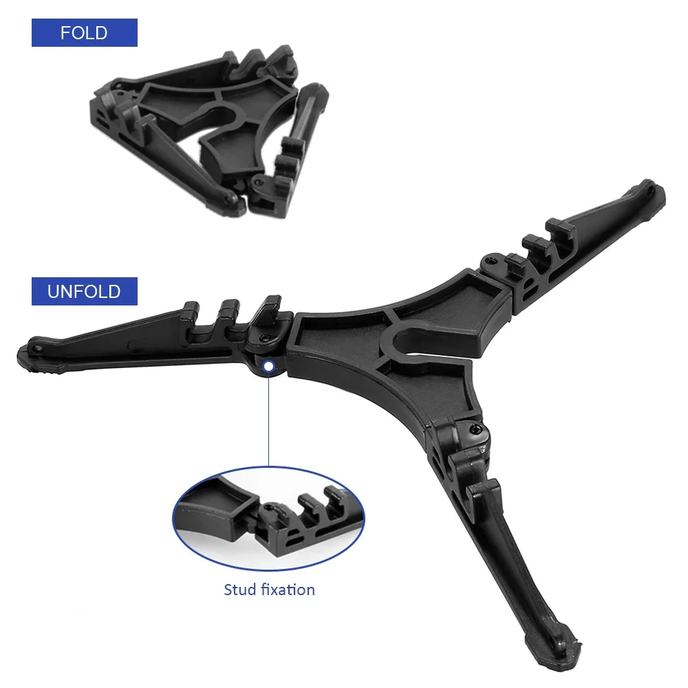 2 Pcs Durable Compact Canister Stabilizer Foldable Anti Dumping Gas Tank Stand Plastic Gas Bottle Shelf Backpacking