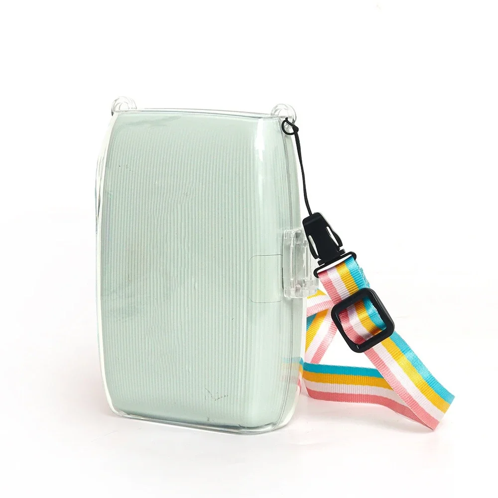 

Transparent Crystal Camera Case For Instax link 3 Durable Scratch Resistant Camera Bag With Single Shoulder Organizer Protection