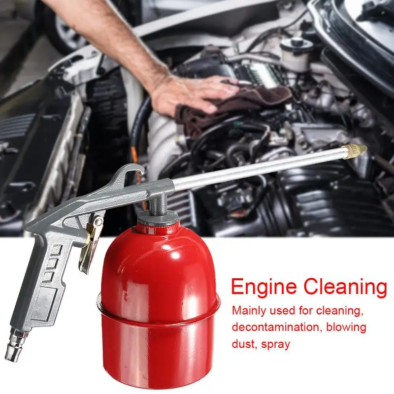 Professional Auto Car Engine Cleaning Guns Solvent Air Sprayer Degreaser Siphon Tools Gray For Motor Care Car Tools Keep