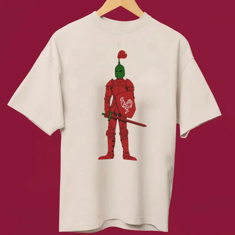 السير راشا قميص القرون الوسطى الفن تي شيرت Sriracha مروحة ميرش مضحك الفلفل الحار سوس المحملة الرجعية القرون الوسطى الفكاهة تيز متعة الفن ميمي النساء الرجال #4