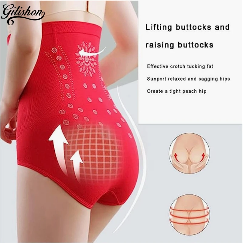 Women Shapewear Flat Belly Sheathing Panties High Waist Slimming Shorts Waist Trainer Ionstech Unique Fiber Restoration Shaper