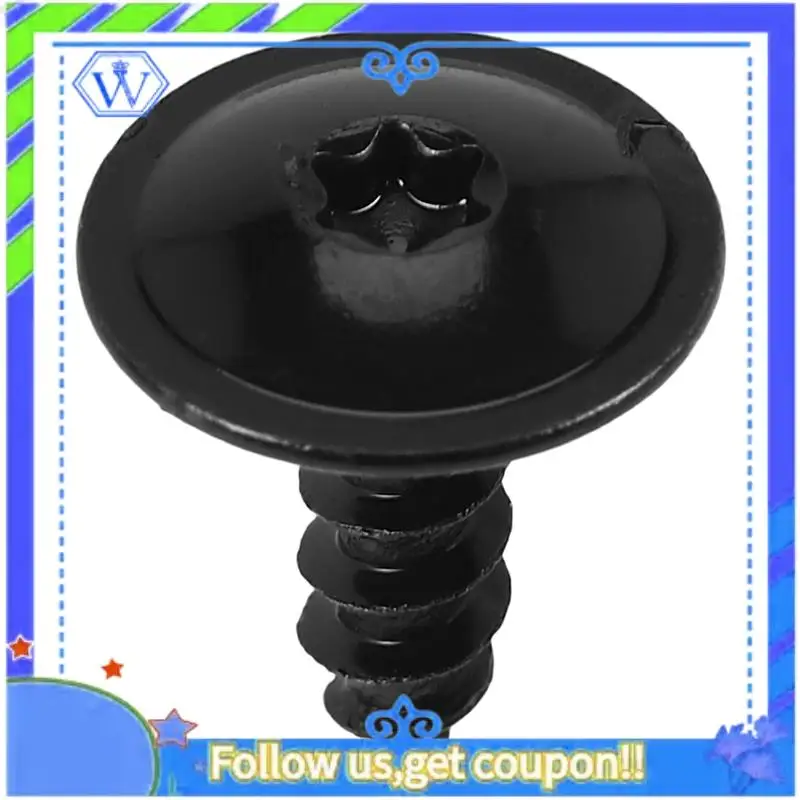 M46K-100Pcs Car Engine Under Cover Splash Guard Self-Tapping Screws 5Mm N90974701 For - A4 A3 A5 A6 A7 A8 Q5 Golf Passat