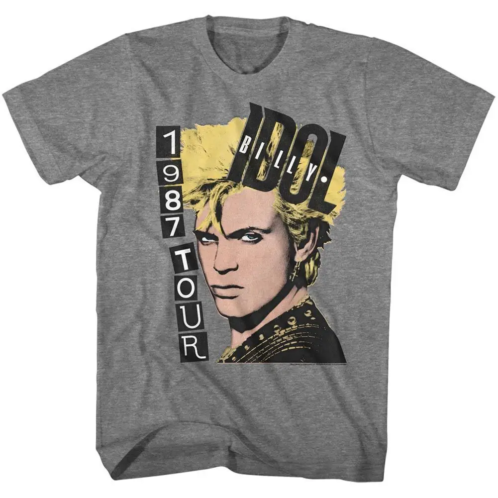 Billy Idol 1987 Tour Music T Shirt