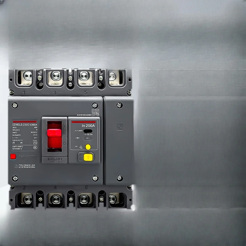 

Molded case leakage protector 63A250A400A leakage protection circuit breaker