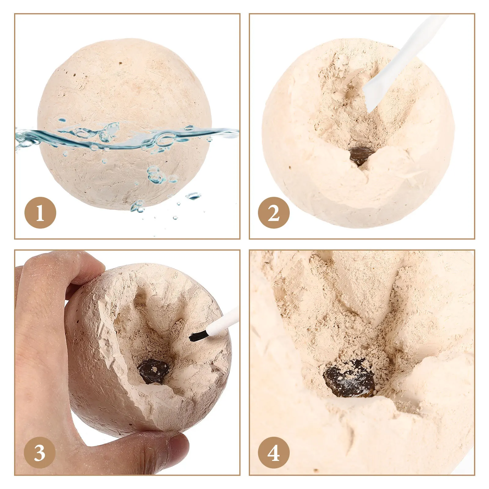 

1 комплект, комплект для выкапывания драгоценных камней планеты, интерактивный DIY Раскопок, обучающая игра, открытие драгоценных камней, комплект для горнодобывающей промышленности, добыча драгоценных камней планеты