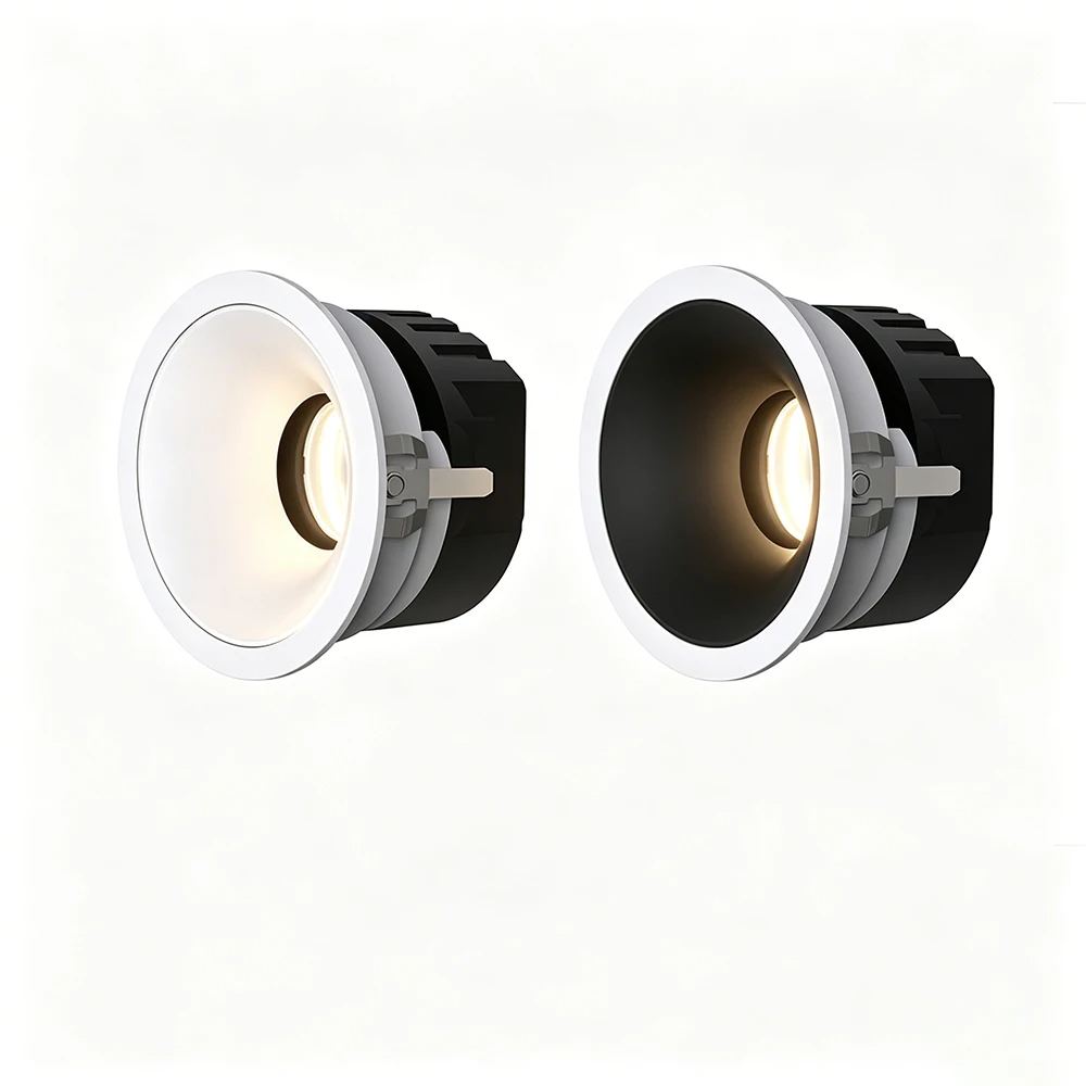 Narrow Border Ultra-Thin Spotlights Embedded in Home Decoration Ceiling Lights, Deep Anti Glare, 10W-18W for Indoor Lighting