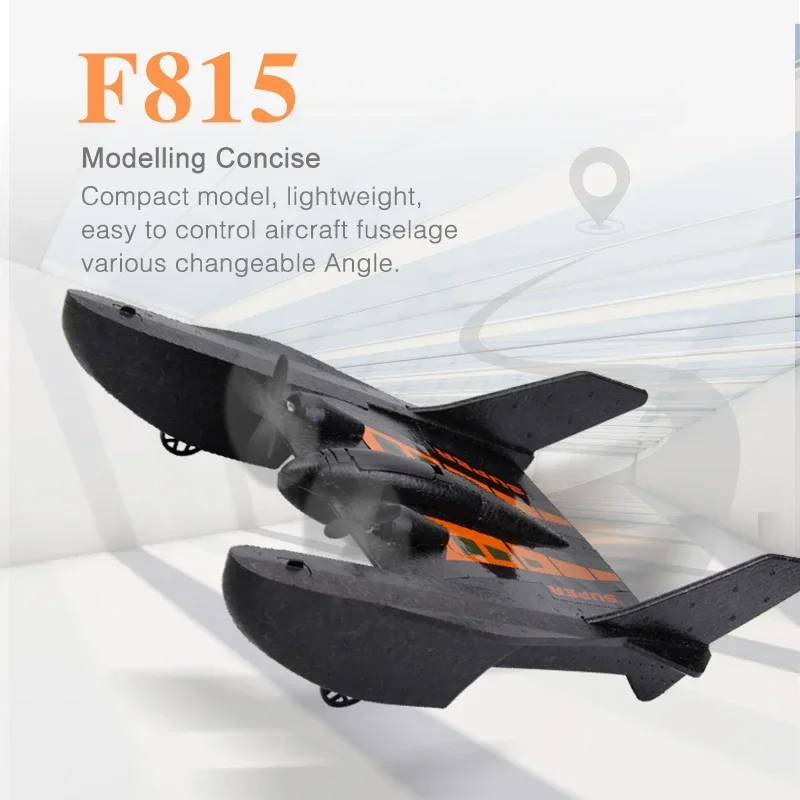 Hot Electronic Remote Control Fx815 Rc Aircraft 2-channel Fixed-wing Glider 2.4g Remote Control Spacecraft Model Seaplane Toys