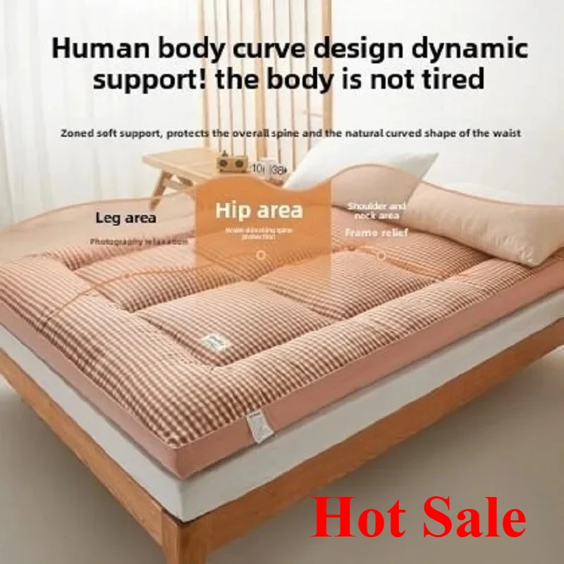 

New soft mattress pad hotel style suitable for bedroom student dormitory tatami single bed double bed