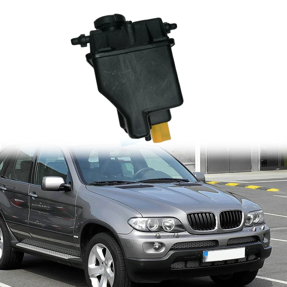 

17137501959 17117639022 Coolant Radiator Reservoir Tank With Cap and 2 Pins Sensor For BMW X5 E53 V8 4.4L 2004 2005 2006 ﻿