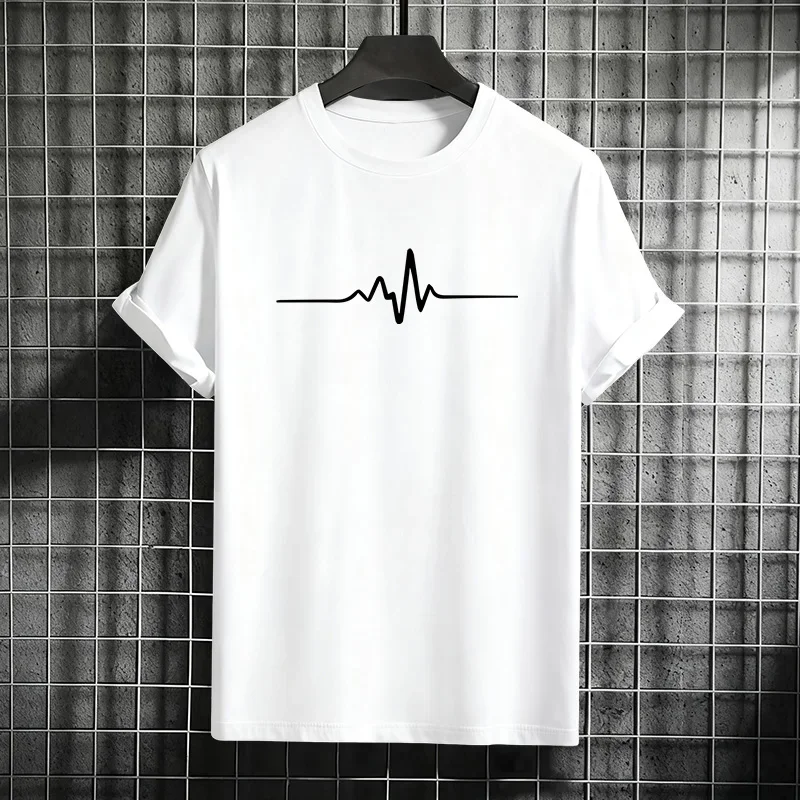 Jogging Ventilate Simple Men's Cotton Loose Short Sleeve Fashion Casual Hot Sales Summer Comfortable Daily Men T-shirts Outdoors