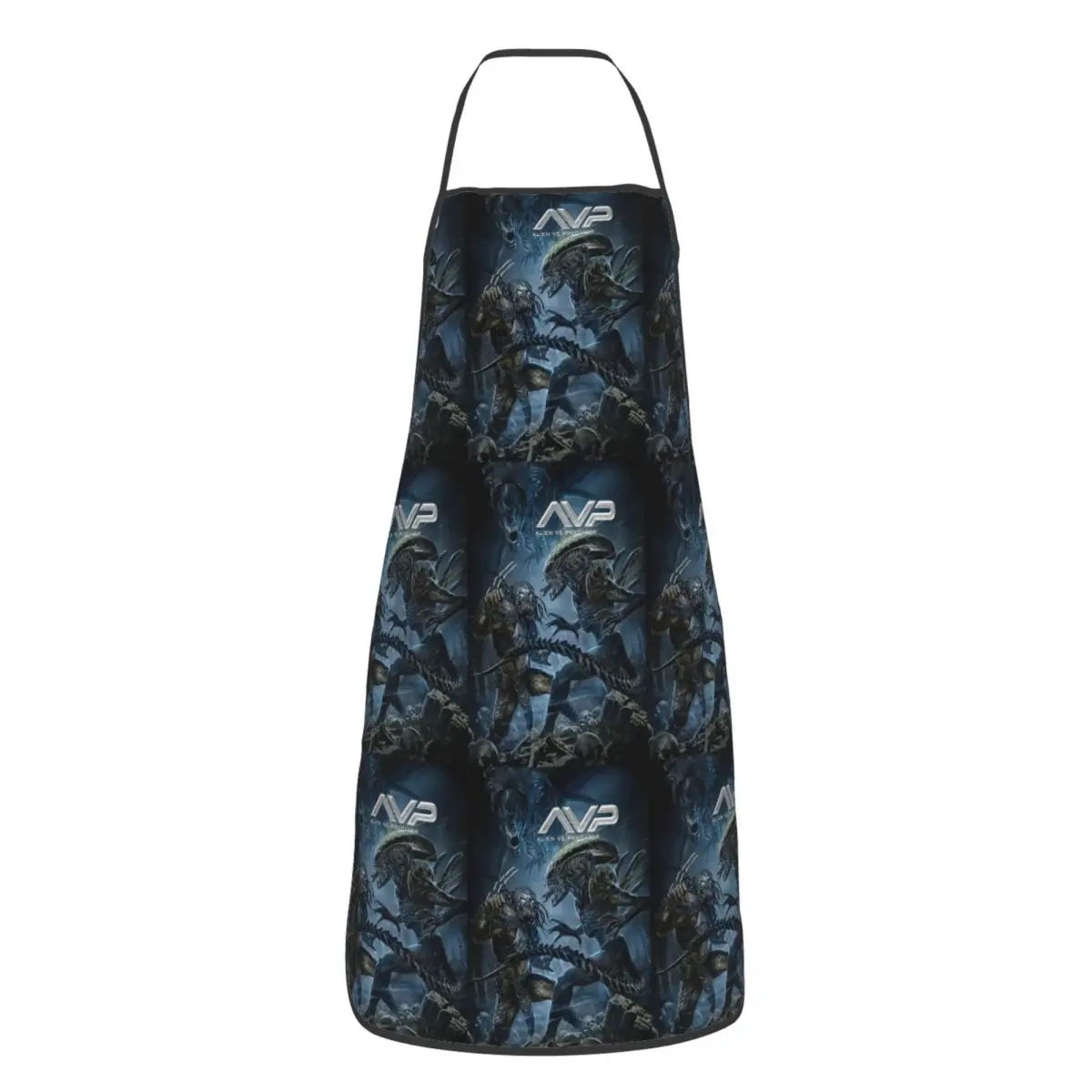 Alien Vs Predator Game Apron Chef Baking Tablier Sleeveless Bib Kitchen Cleaning Pinafore for Women Men Painting