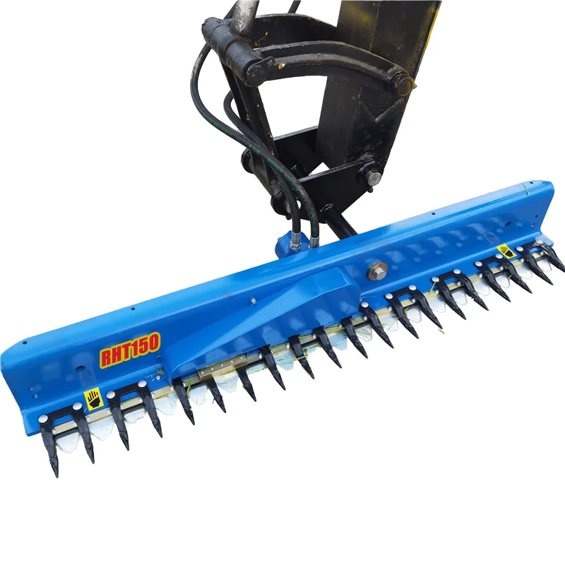 excavator hedge trimmer blade grinder long distance hydraulic agricultural hedge trimmer