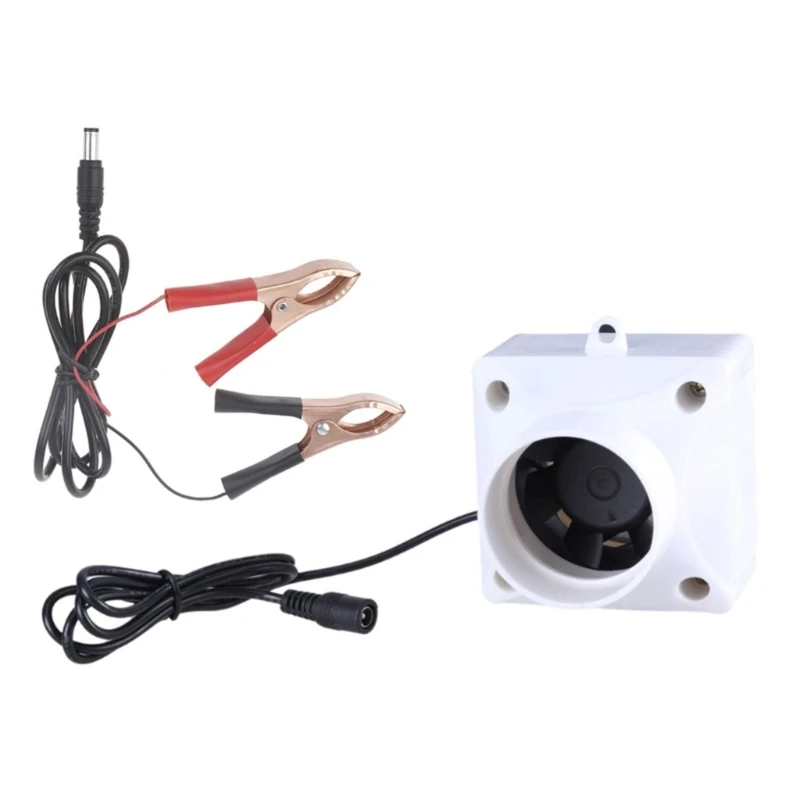 Low Noise 50db 12V 50mm Inlines Duct Fan With Power Cord Suitable For Home And Garage Use Venting Smokes in Tight Spaces