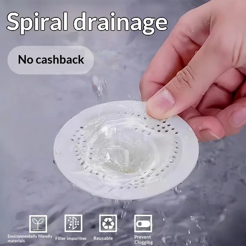 Anti-Clogging Rotating Drain Cover Bug Proof Reusable Sink Strainer 1/2PCS for Home Kitchen Bathtub Shower Drain Protection