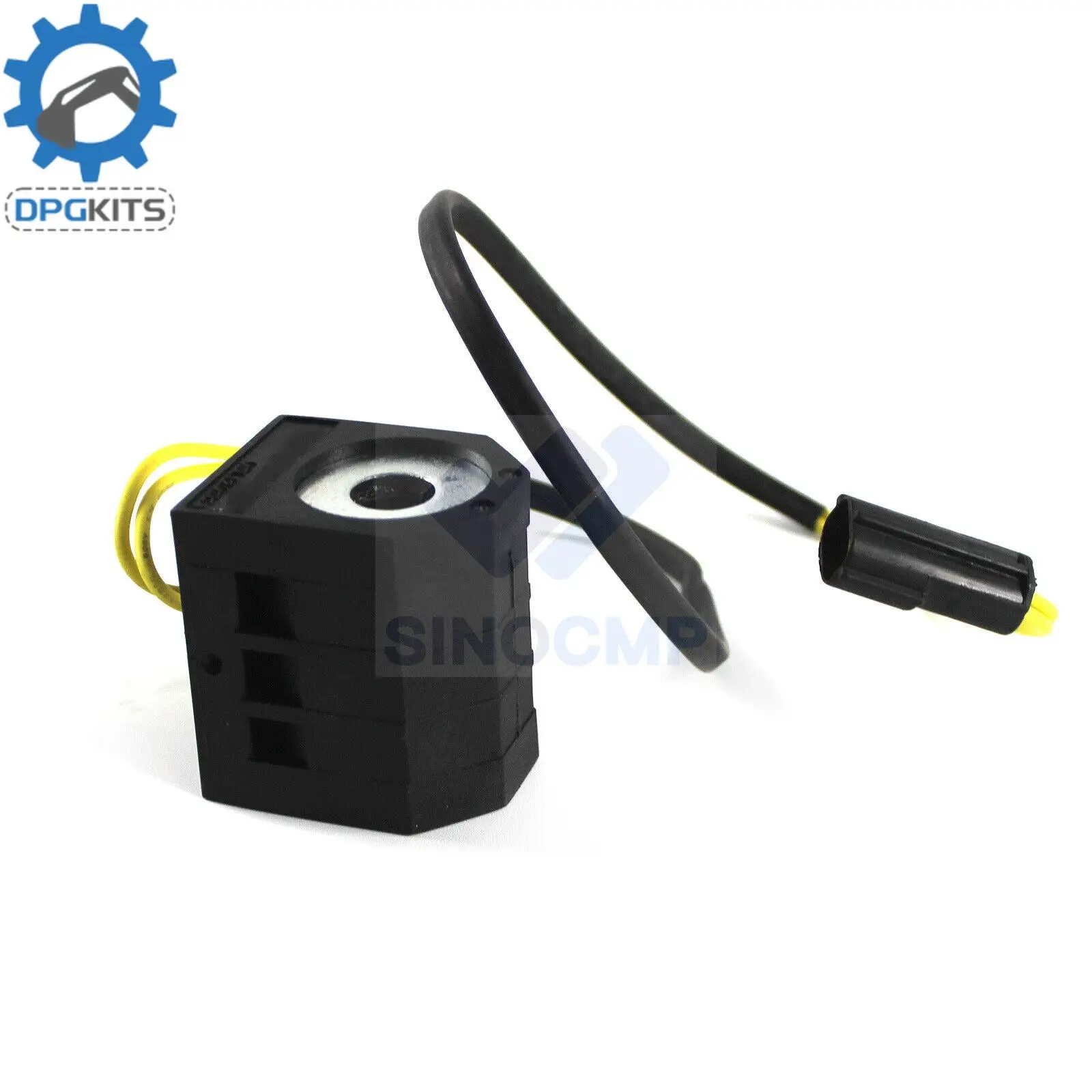 12V Solenoid Coil ( H: 52mm, Diameter: 13mm) For Daewoo D60-7 D80-7 Excavator With 3 Months Warranty