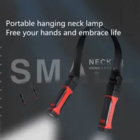 LED Portable Hanging Neck Light USB Charging Dimming Learning Night Light Outdoor Work Camping Night Running Portable Lighting