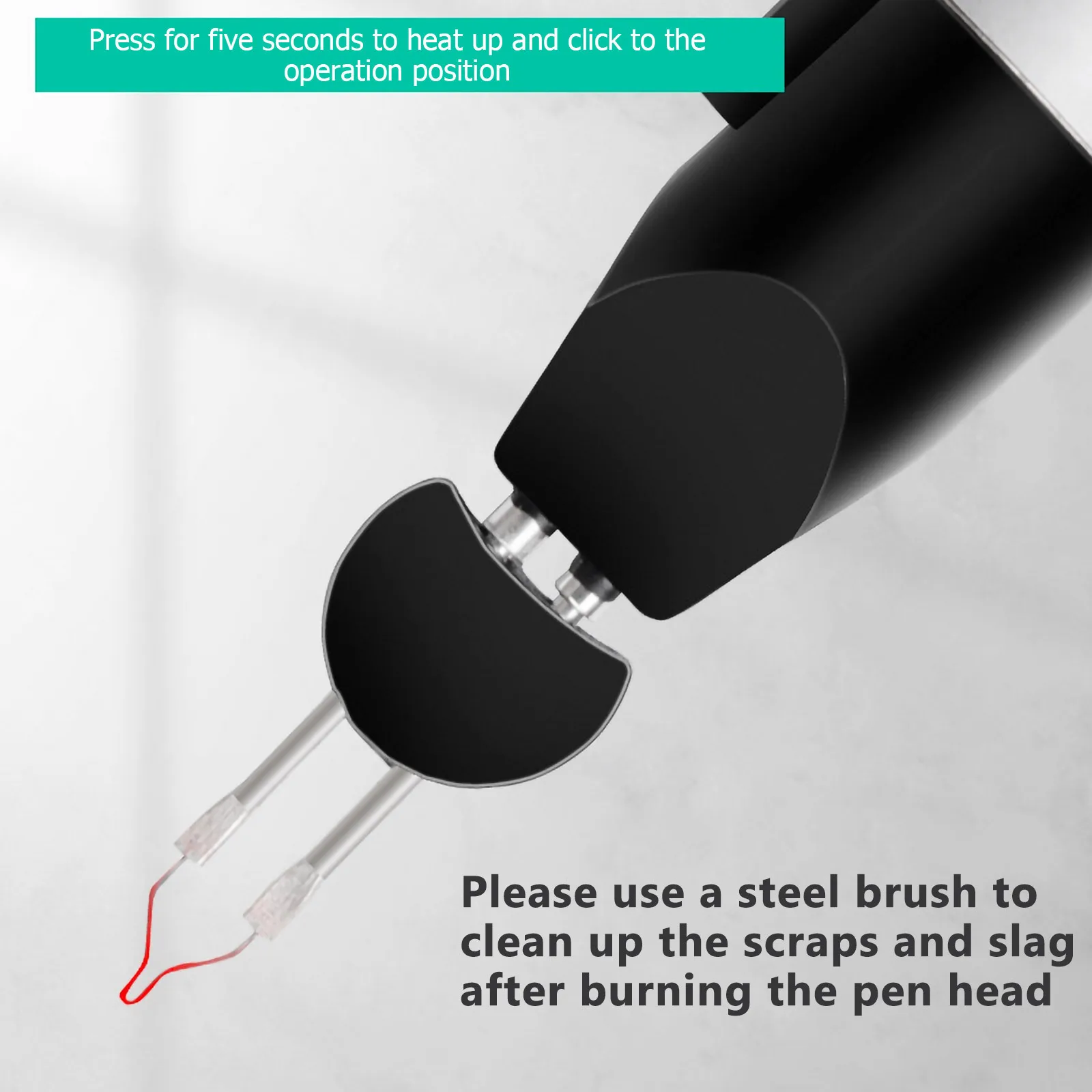 1 pz testa della penna per saldatura a cera strumento professionale per stampa a caldo punta di ricambio per riscaldamento rapido per manuale di gioielli con filo di cera in poliestere