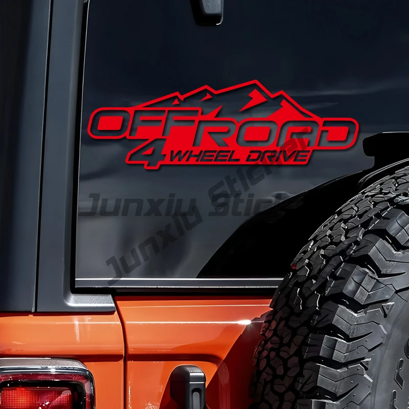 

Mountain Off-road Four-wheel Drive Creative&funny Stickers for Cartoon Fans&lover,high Quality for Car Trucks Motorcycles