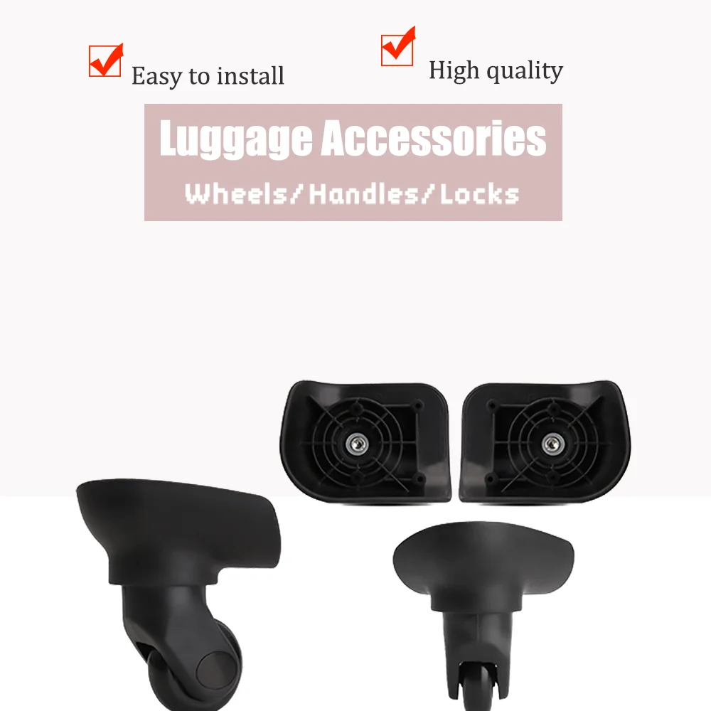 Quiet-Rolling Luggage Casters with Reinforced Hubs – Built for Heavy Loads