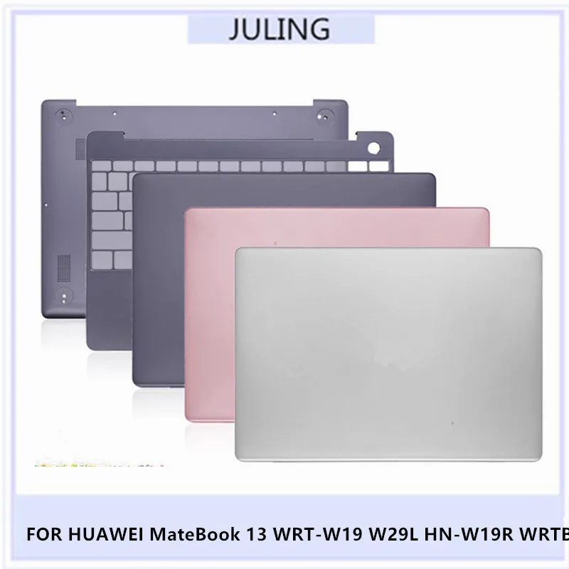 For HUAWEI MateBook 13 WRT-W19 W29L HN-W19R WRTB Laptop LCD Top Back Cover/Palmrest Keyboard Frame/Bottom Cover/Hings