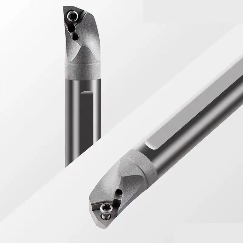 SWUPR-torno CNC, portaherramientas de torneado de carburo sólido, barra perforadora de acero de tungsteno, soporte de herramienta de torneado absorbente de golpes para precisión Ma