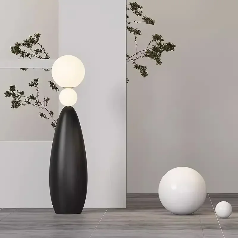 

2026 2026 Italian Designer Medieval Art Gourd LED Floor Lamp Bedroom Study Living Room Sofa Standing High-end Atmosphere Decorat