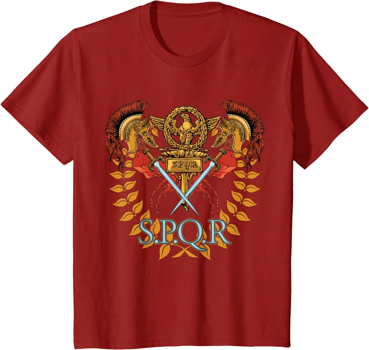 SPQR Ancient Rome Roman Empire Men T-Shirt Short Sleeve Casual 100% Cotton O-Neck Summer Tees