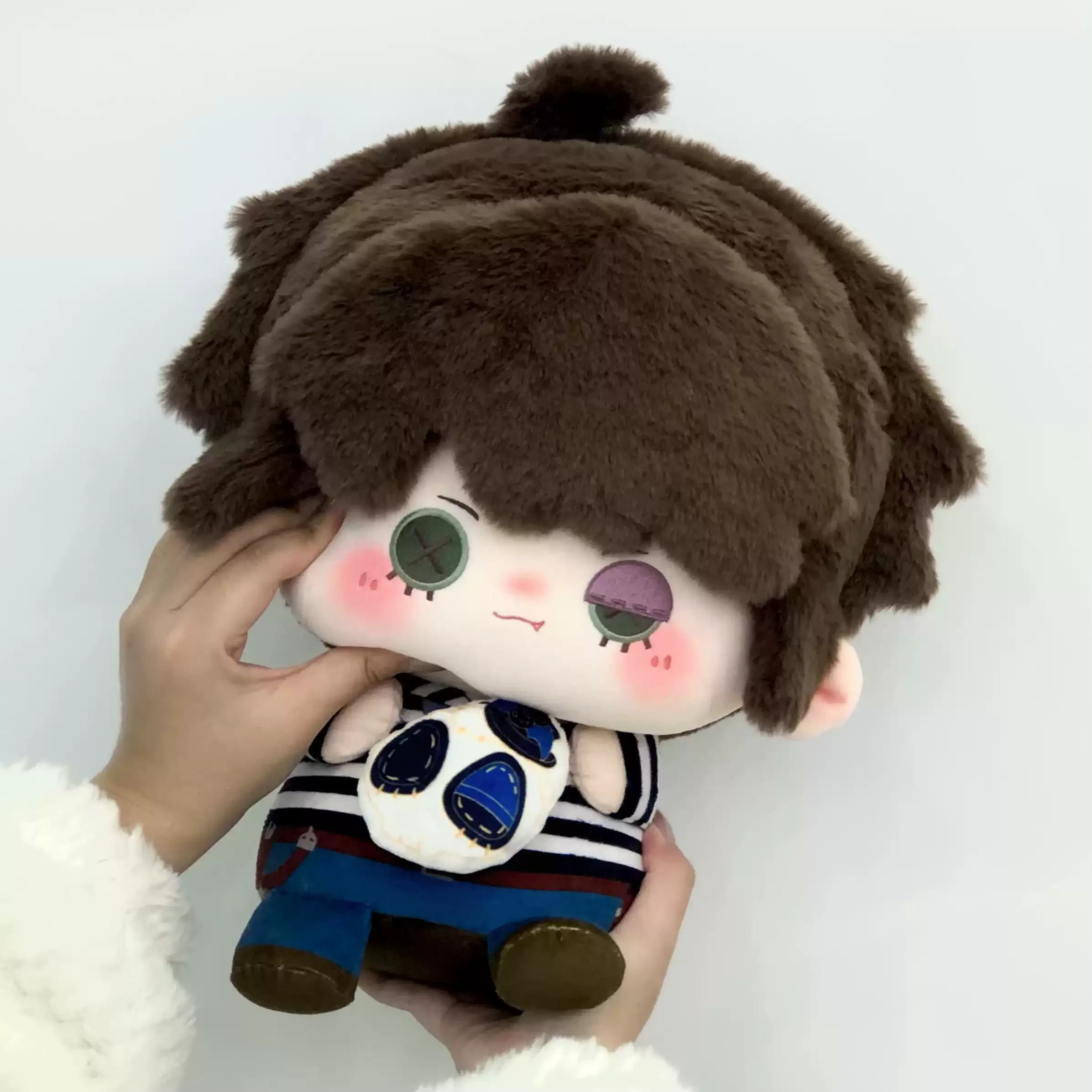 

Identity V: Коллекционная плюшевая кукла-заключенный (30 см) с большой головой, хлопковая, в стиле Fufu, мультяшная, милая, подарок на день рождения