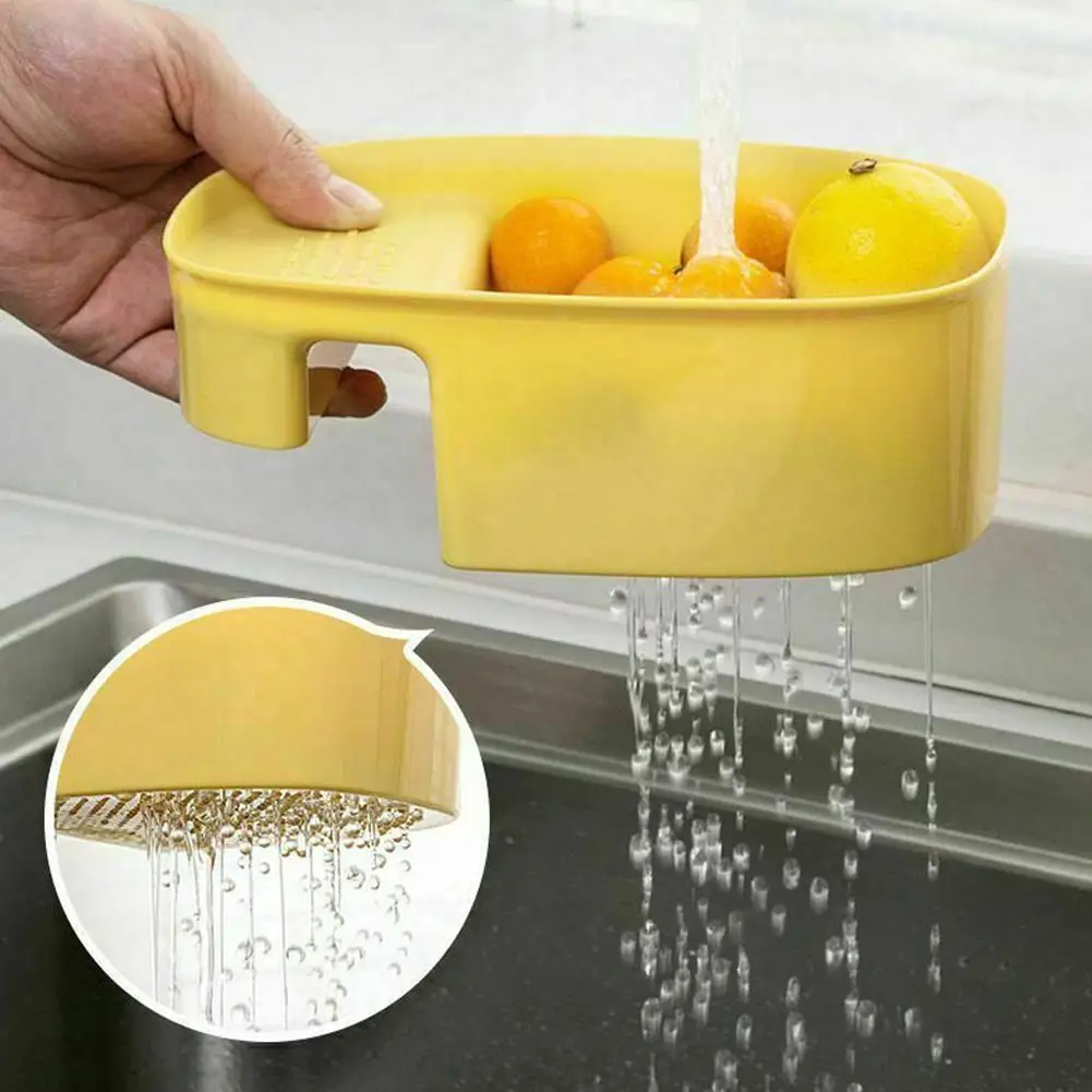 Kitchen Drain Basket Sink Food Residue Filter Multifunctional Saddle-Shaped Filter Garbage And Wash Vegetables And Fruits