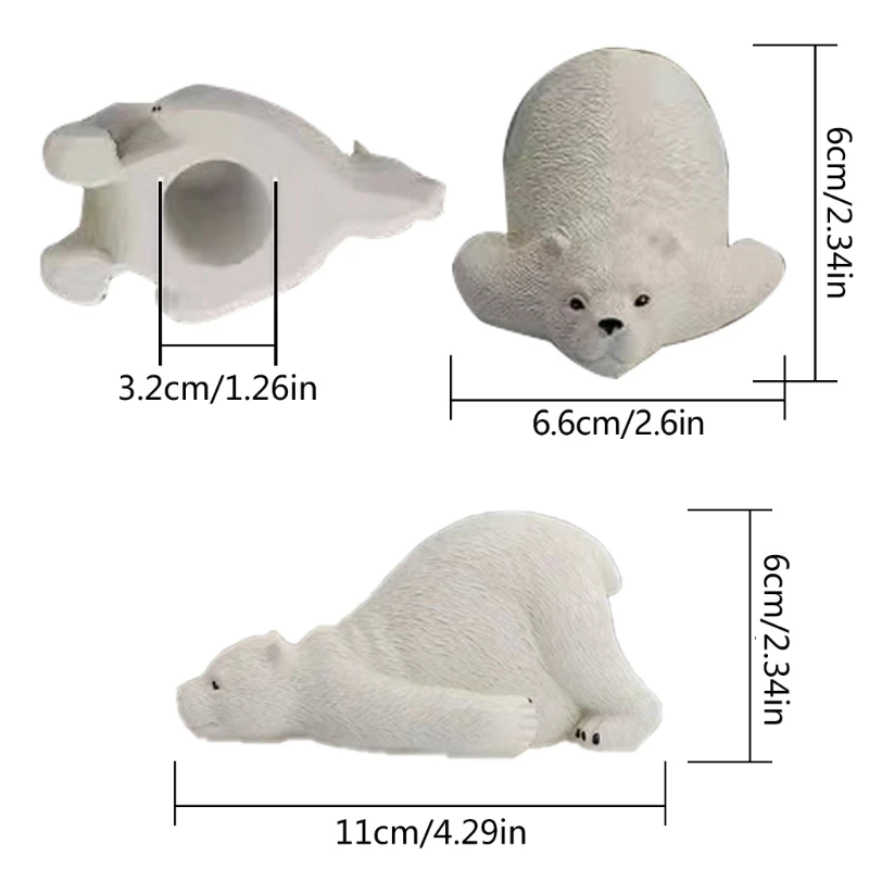 Gorros para pernos inodoro con diseño oso divertido, artilugio baño con tema Animal, decoraciones encantadoras para