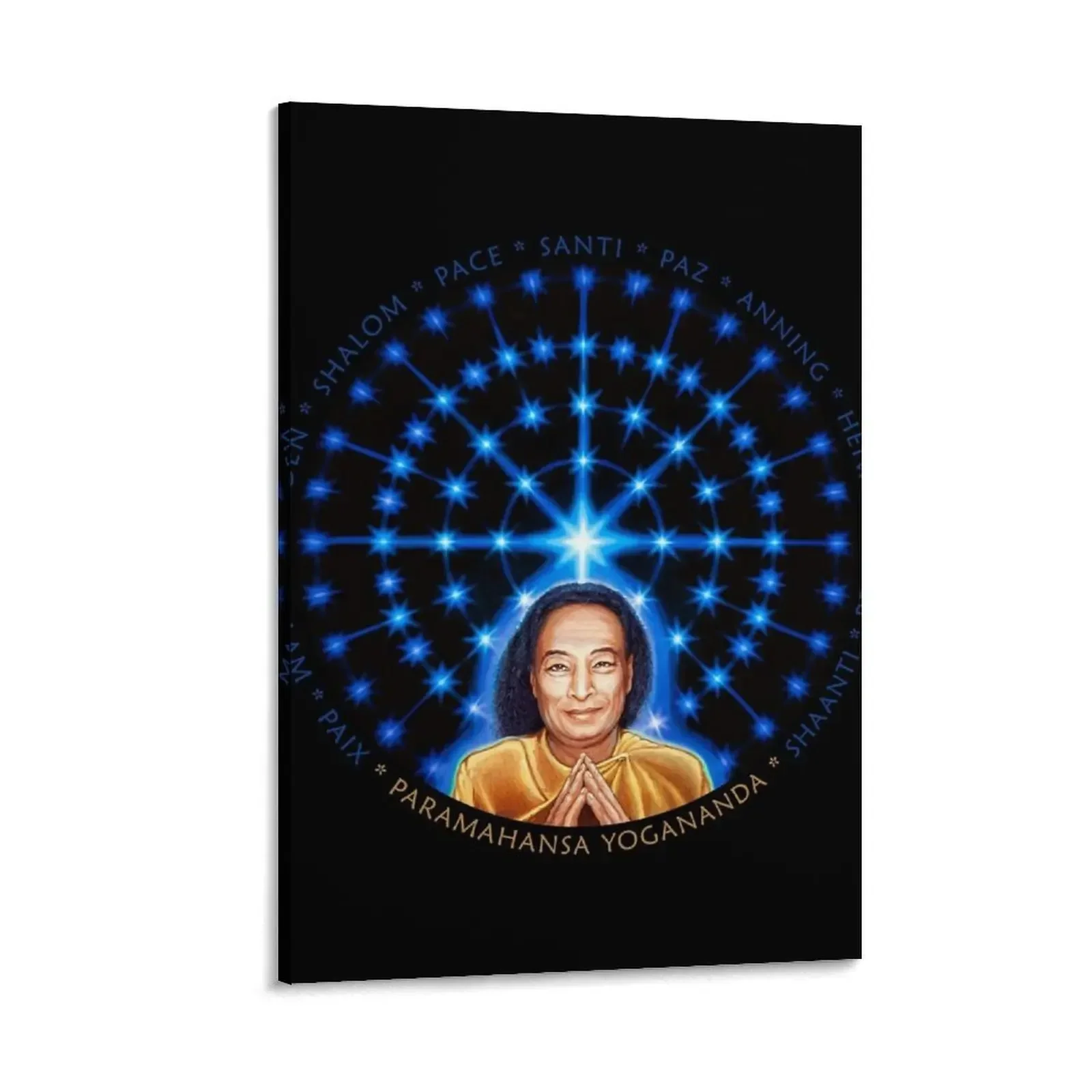 

Paramahansa Yogananda PEACE Canvas Painting bedrooms decor Decorative prints wall painting Paintings on canvas for living room