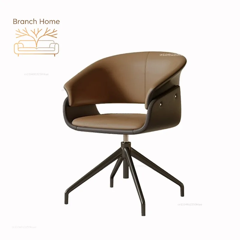 Home computer chair rotating manicure back chair light luxury minimalist office chair advanced negotiation