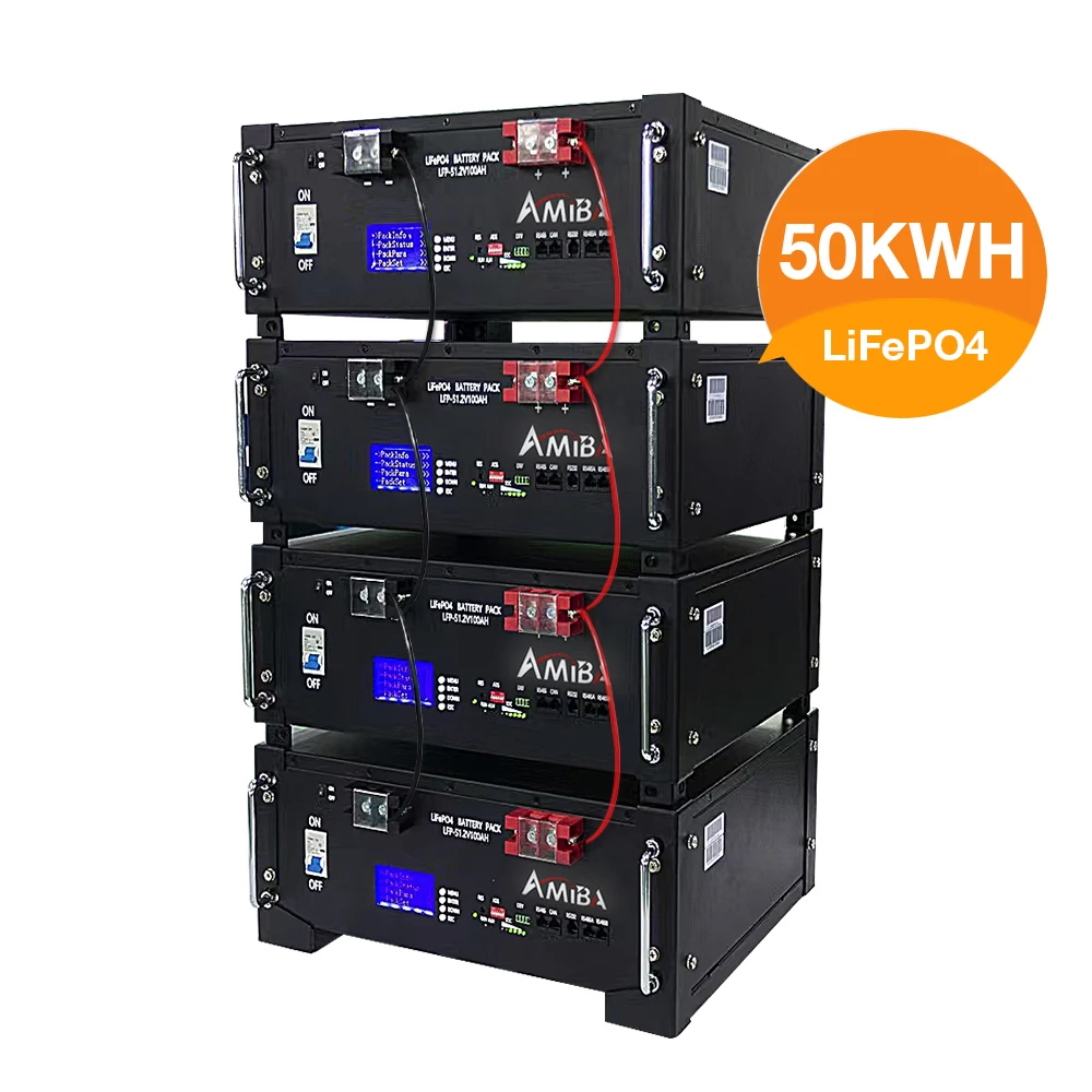 

Hybrid Inverter and Solar Battery 10Kwh 20Kwh Modular Rack Mounted Batteries LiFePO4 Lithium Akku Solar Power Station