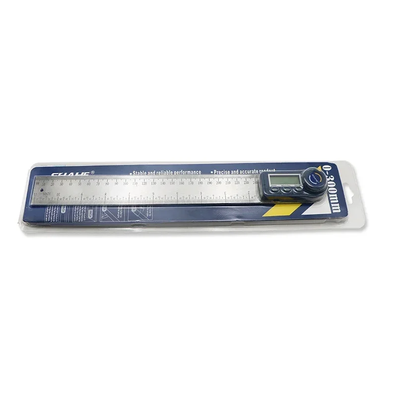 Shahe 300mm Angle Ruler Digital Electron Goniometer Stainless Steel Angle Finder Meter Protractor Inclinometer Angle Gauge