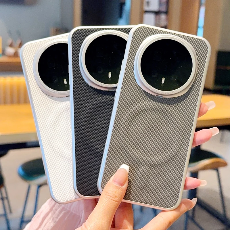 

Fashion Phone Case For Honor Magic 8 Pro Magnetic PC Hard Shell Protection Solid Color Shockproof Back Cover