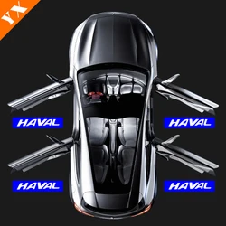 For Great Wall Haval H9 Accessories 2017-2022 Car HD No Fading LED Door Welcome Light Projector Ghost Shadow Light Warning Light