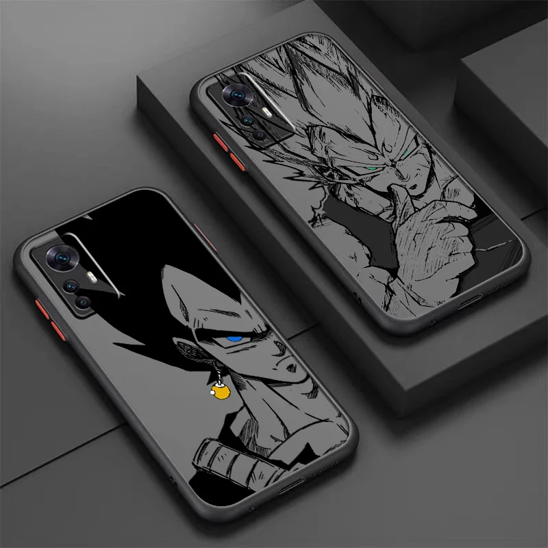 

Comic Art D-Dragon Ball Goku Frosted Translucent For Xiaomi Mi 13 12 12T 11T 11 11i 10T 10 9T Pro Lite Ultra 5G Back Phone Case