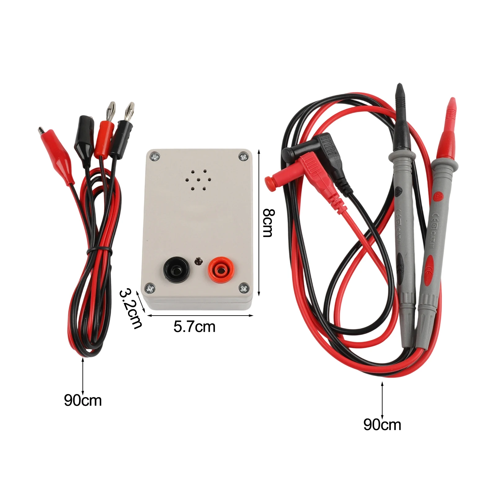 9V Zoemer Tester Testen Elektrische Draad Kabel PCB Draad Kabel Schakelaar Producten Aan-uit Tester Met Draad Pen clip Schakelaar Tester Onderdelen