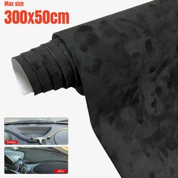 Elastic Suede Self Adhesive Velvet Fabric Repair Tape DIY Car Interior Dashboard Modification Renovation Leather Roll Stickers