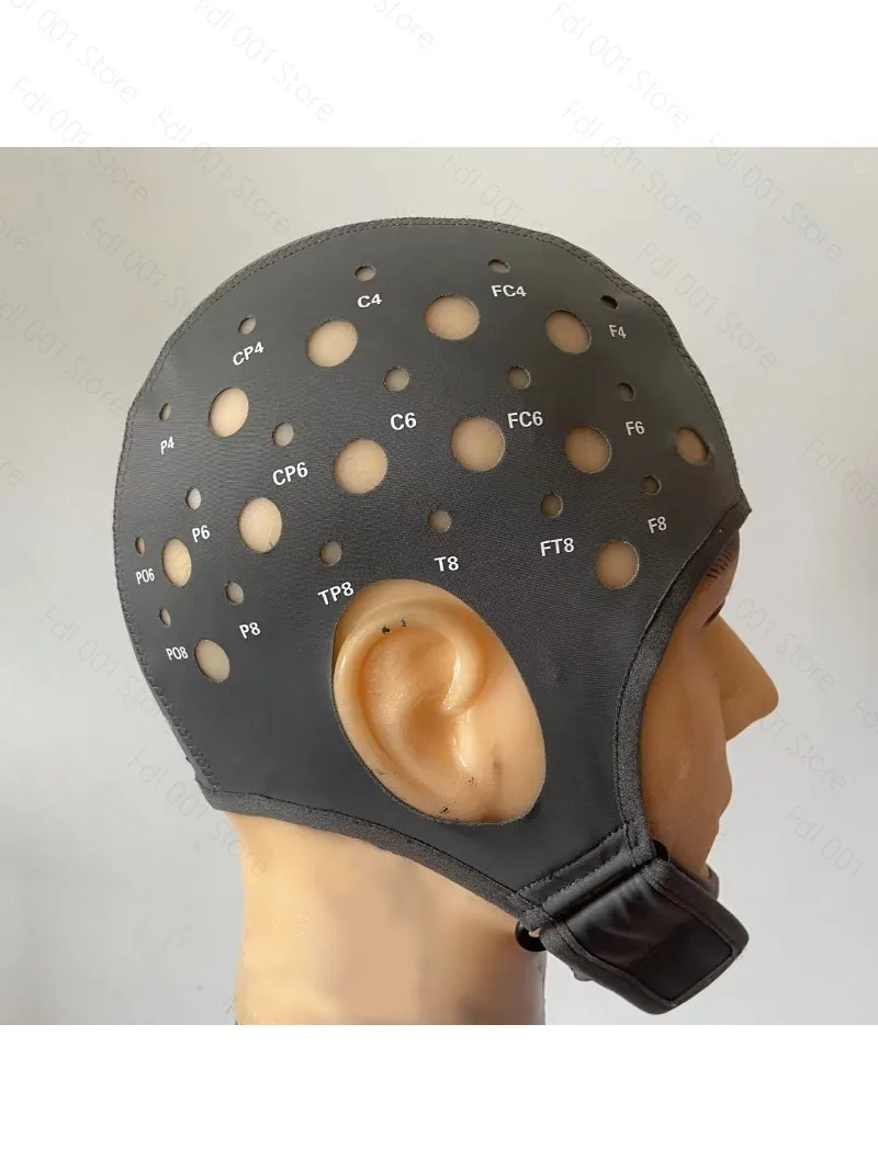 Powerful EEG cap Thin, sandwich electrode cap 64 guide EEG machine electrode cap, can be customized EEG cap