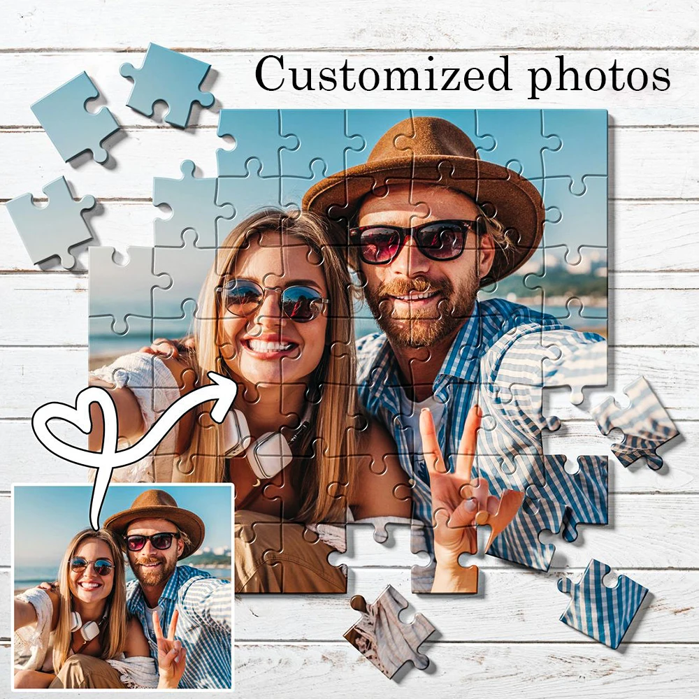 1pc customized puzzle 35/70/200/300/312/344/500/1314 wooden puzzle, image puzzle, birthday celebration wedding commemorative puz